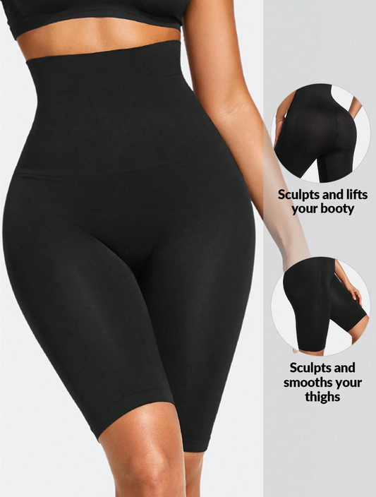 High-Waisted Shapewear Shorts for Women with Full Coverage, Support, and Smoothing Control from Waist