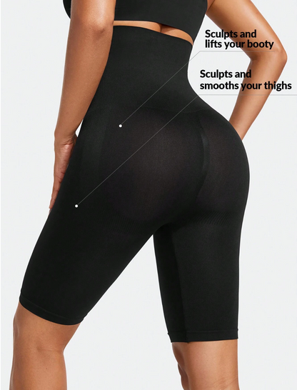 High-Waisted Shapewear Shorts for Women with Full Coverage, Support, and Smoothing Control from Waist